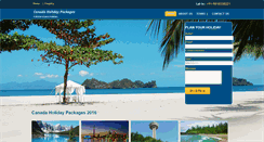 Desktop Screenshot of canadaholidaypackages.com
